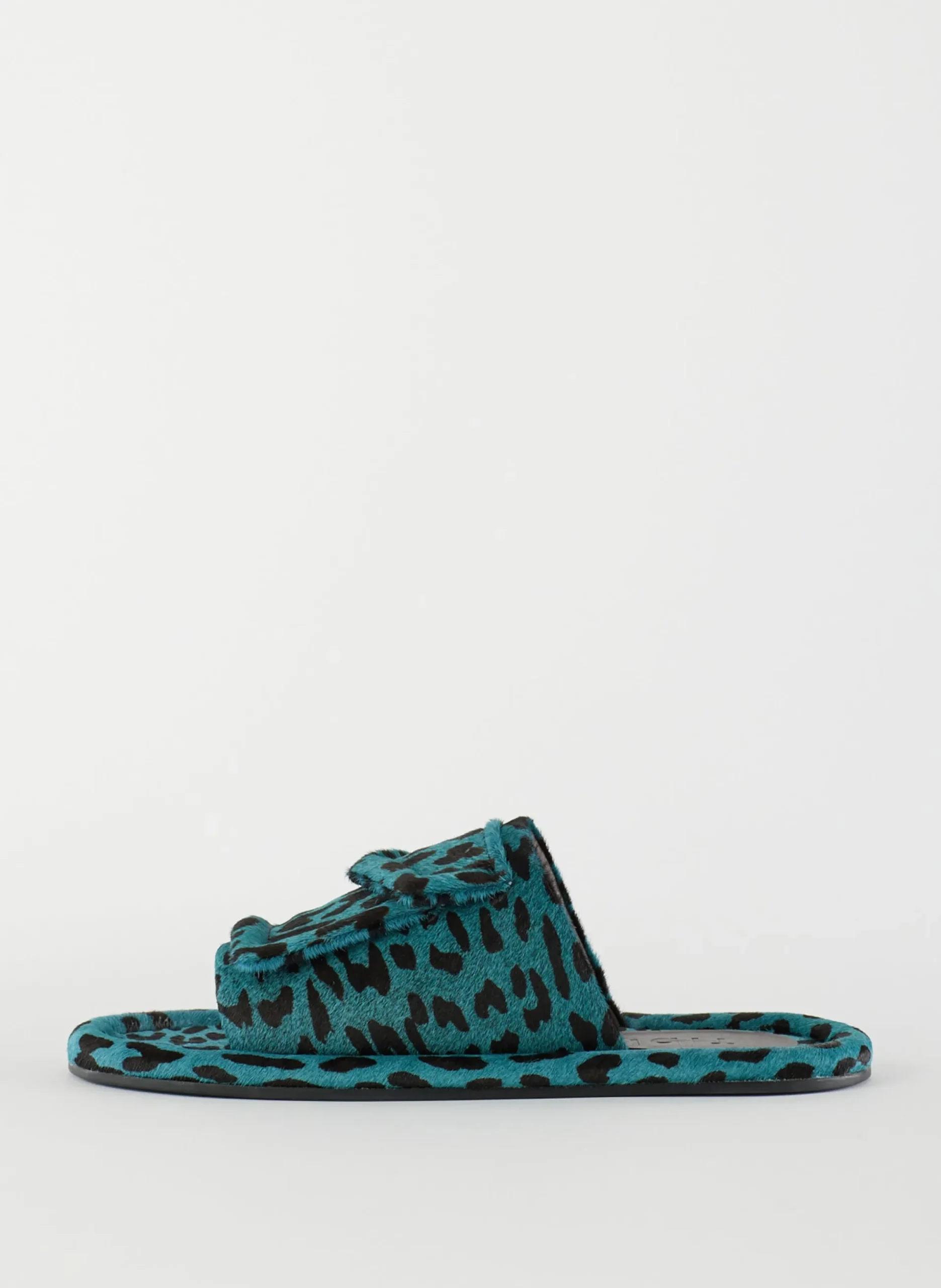 Pony Hair Calf Print Beryen Sandal