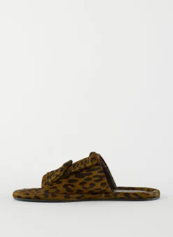 Pony Hair Calf Print Beryen Sandal