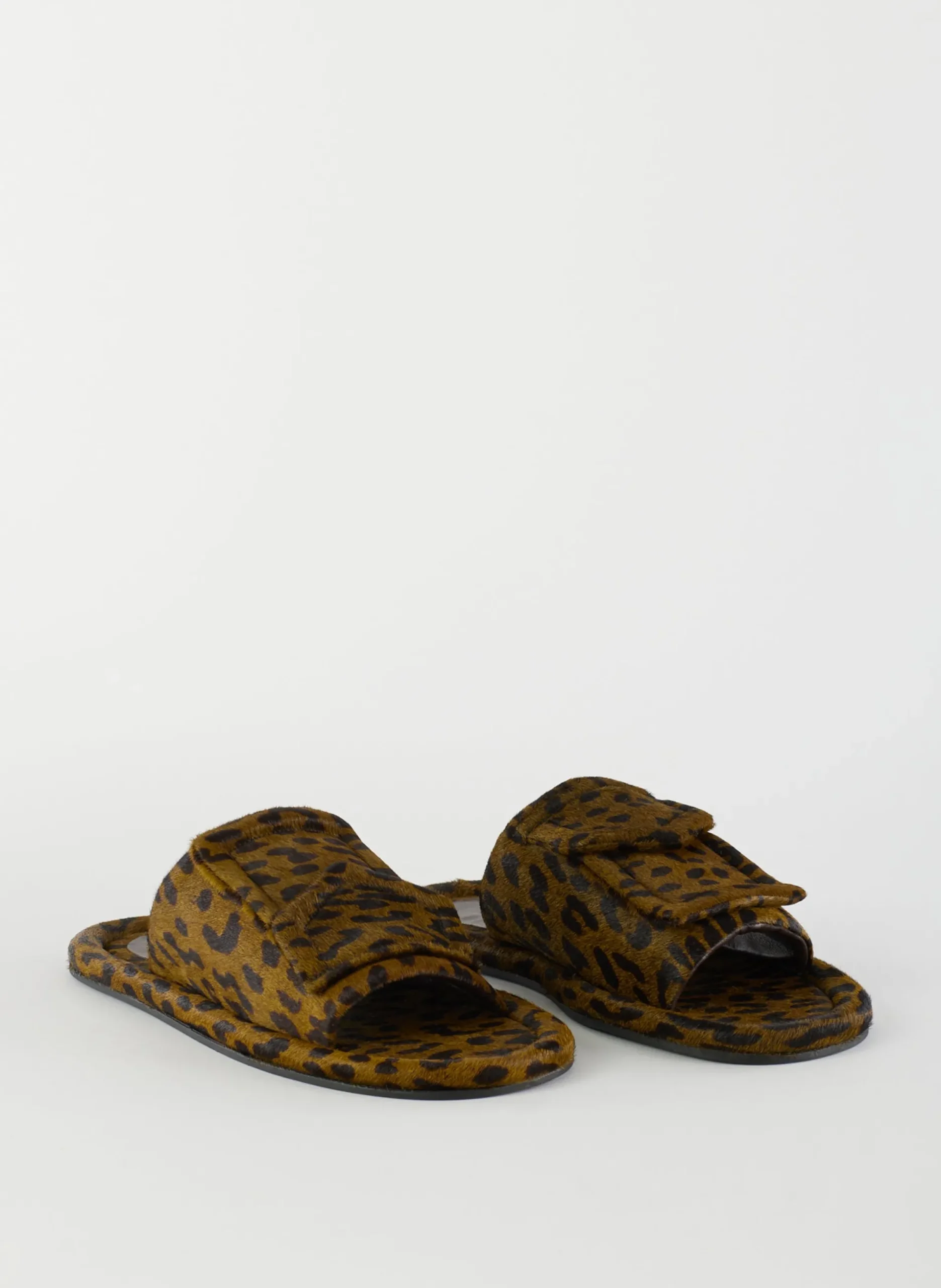 Pony Hair Calf Print Beryen Sandal