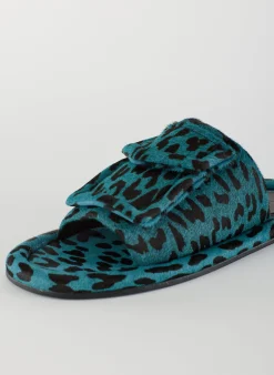 Pony Hair Calf Print Beryen Sandal