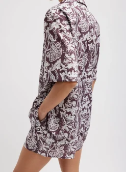 Recycled Nylon Batik Camp Shirt