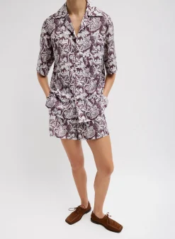 Recycled Nylon Batik Camp Shirt