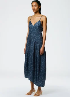 Recycled Sporty Nylon Cheetah Cami Dress