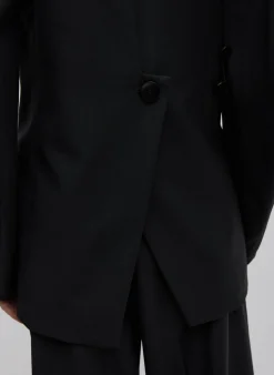 Recycled Tropical Wool Sculpted Blazer