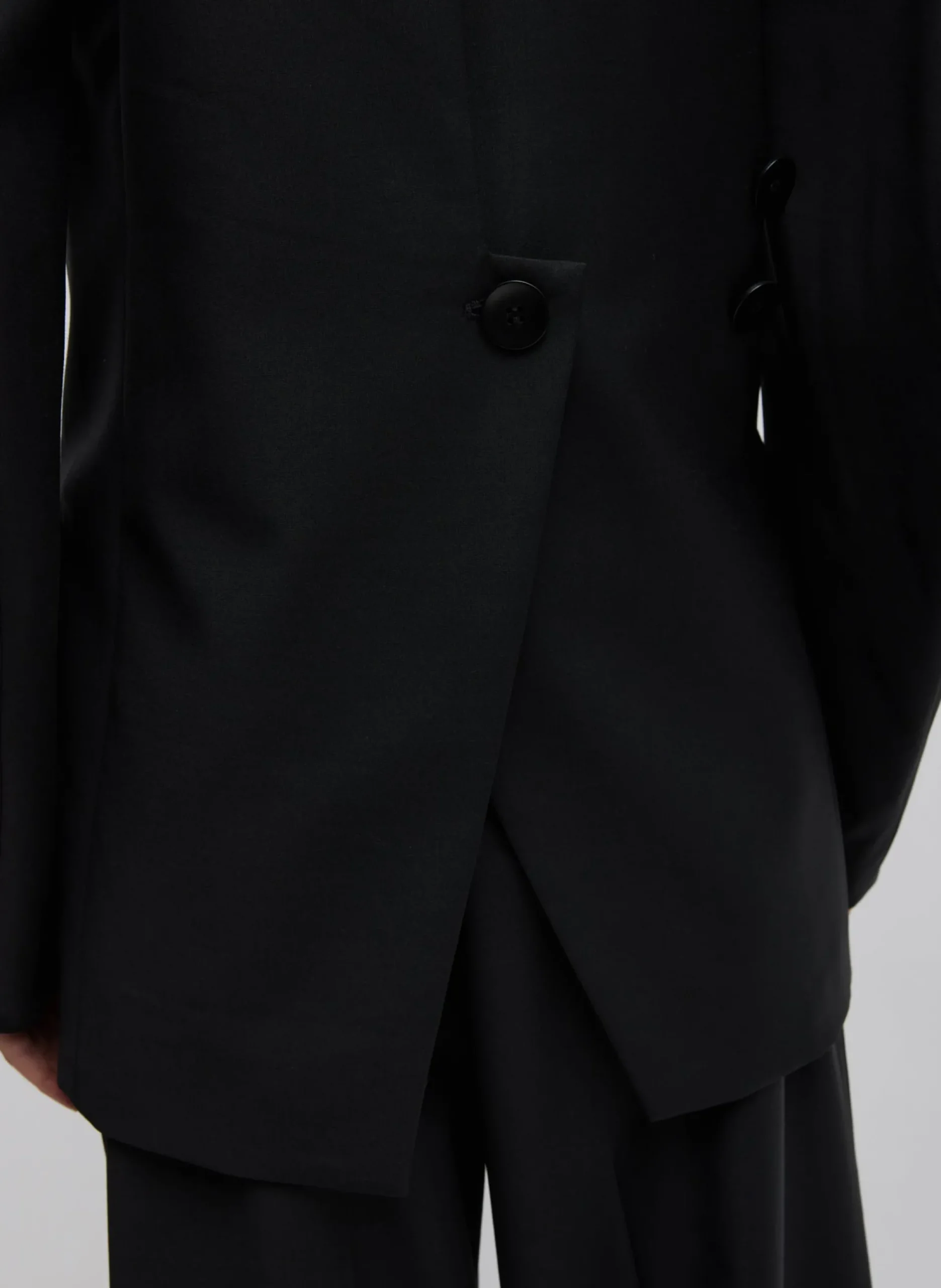 Recycled Tropical Wool Sculpted Blazer