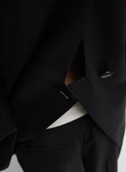 Recycled Tropical Wool Sculpted Blazer