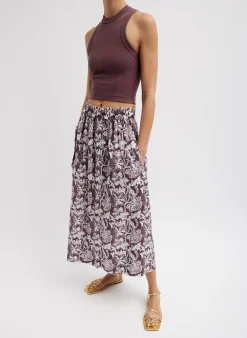 Ribbed T-Shirt Cropped Tank