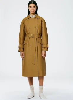 Sculpted Cotton Trench