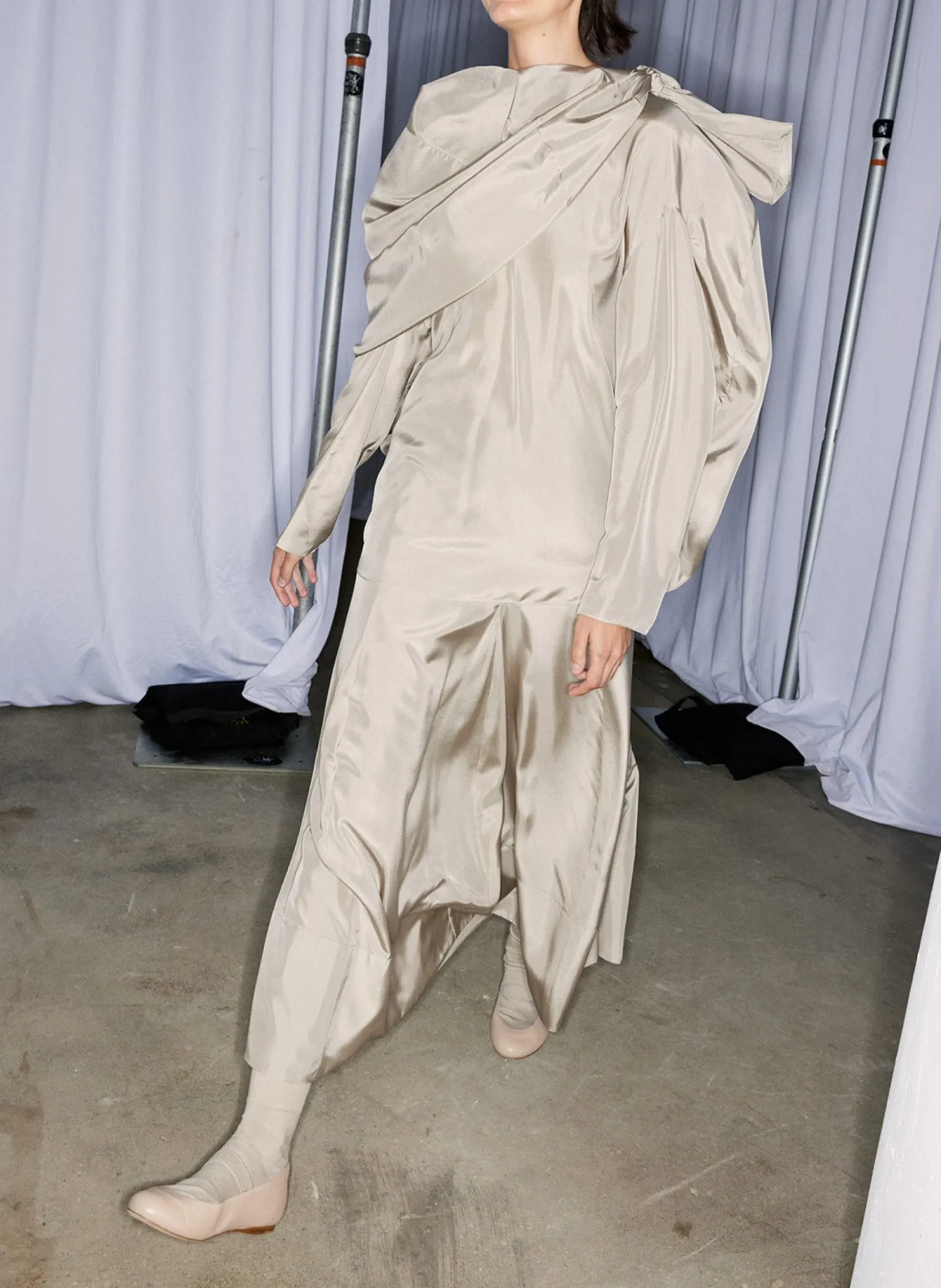 Silk Habutai Circular Top