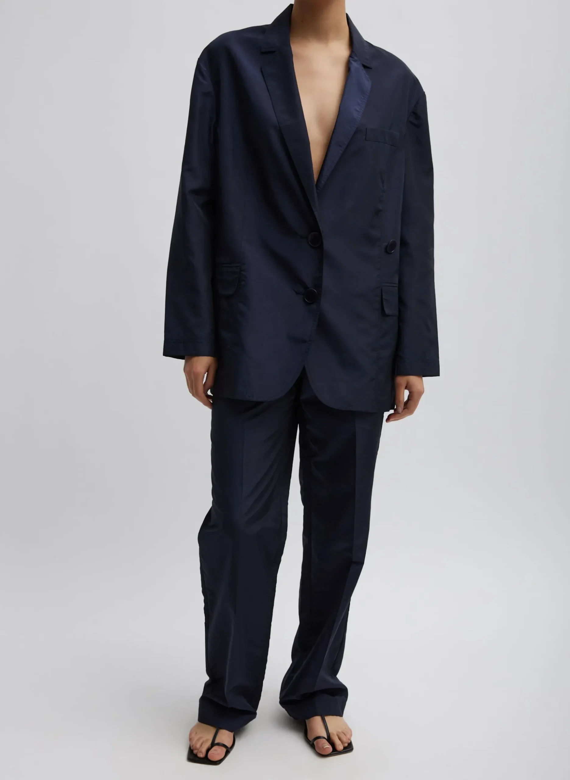 Silk Nylon Liam Blazer