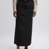 Silk Nylon Maxi Skirt
