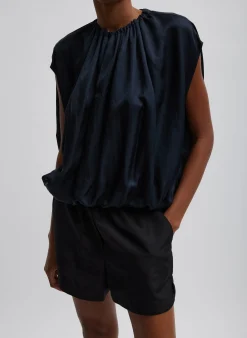 Silk Nylon Pull On Shorts