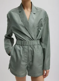 Silk Nylon Pull On Shorts