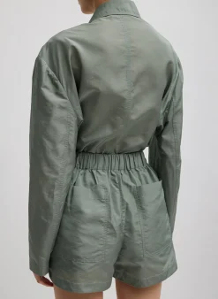 Silk Nylon Pull On Shorts