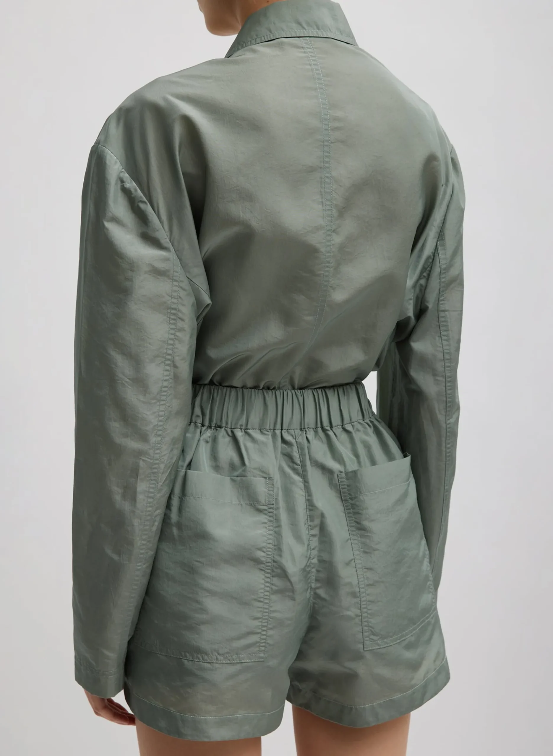 Silk Nylon Pull On Shorts