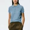 Skinlike Mercerized Wool Shrunken Polo