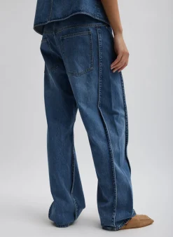 Spring Denim Tuck Jean