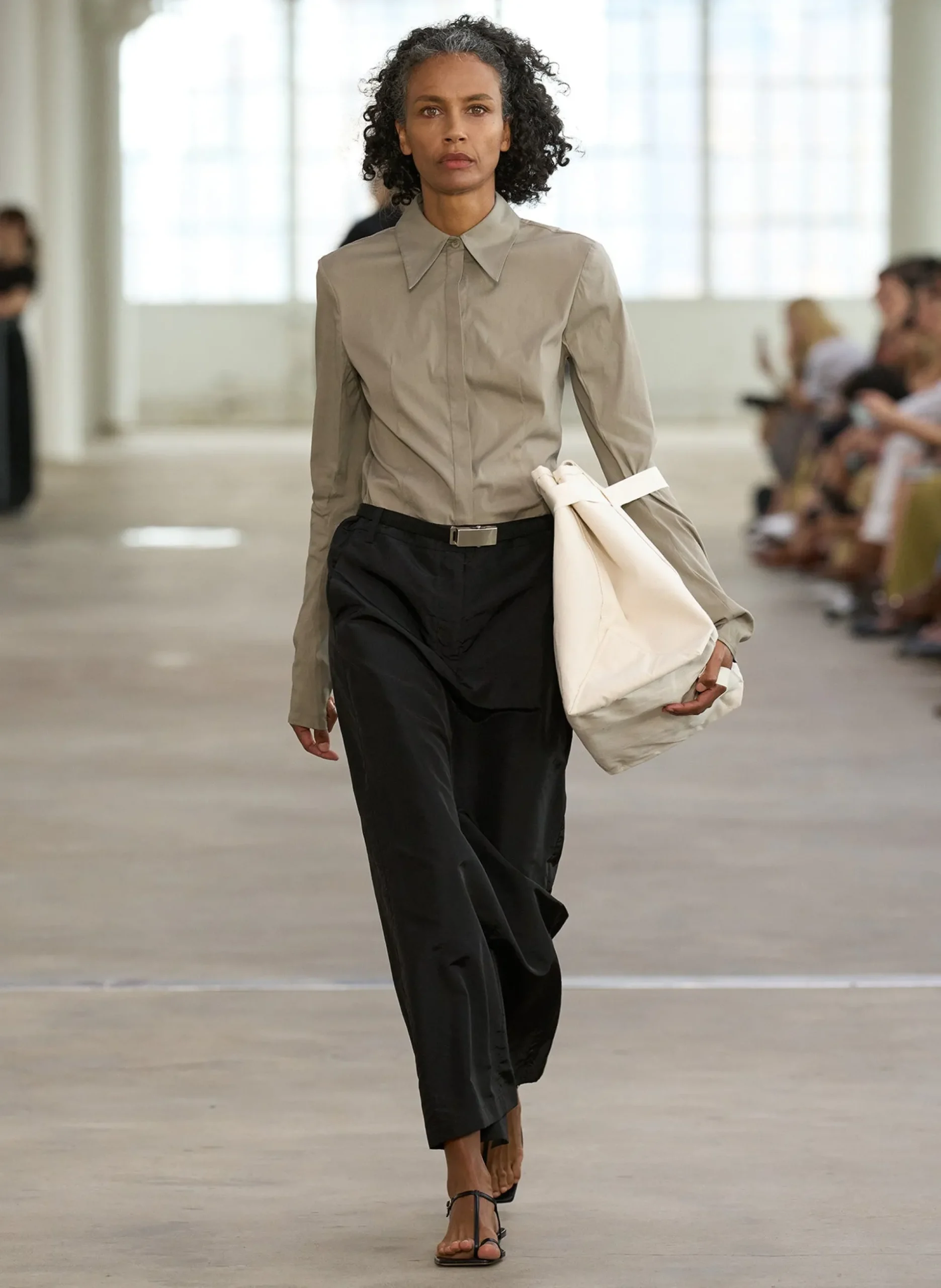 Stretch Cotton Nylon Circular Sleeve Shirt