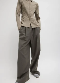 Stretch Cotton Nylon Circular Sleeve Shirt