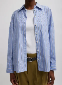 Striped Shirting Gabe Oversized Shirt