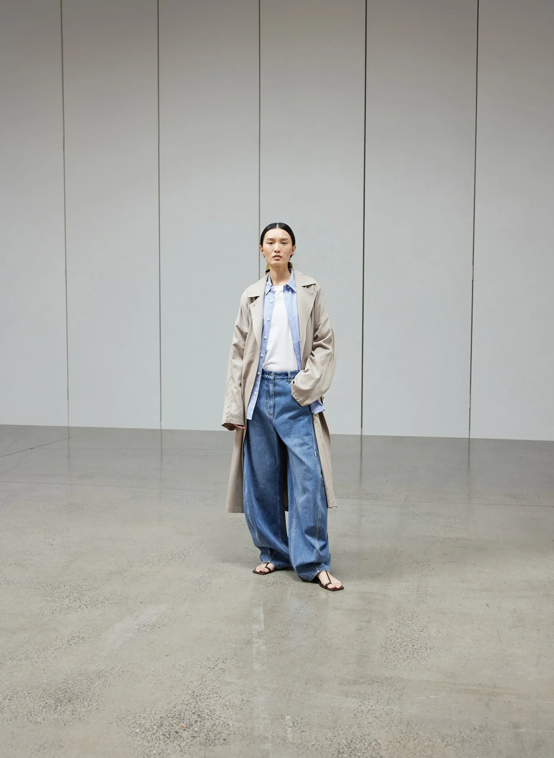 Striped Shirting Gabe Oversized Shirt