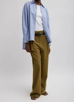 Striped Shirting Gabe Oversized Shirt