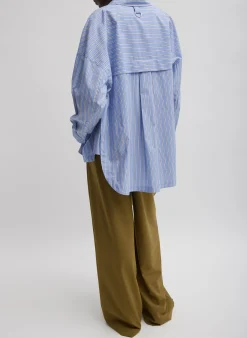 Striped Shirting Gabe Oversized Shirt