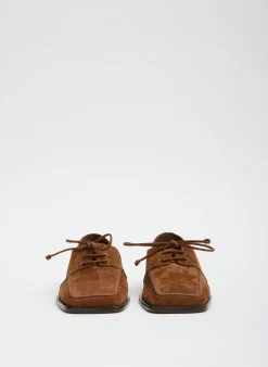 Suede Brody Square Toe Loafer