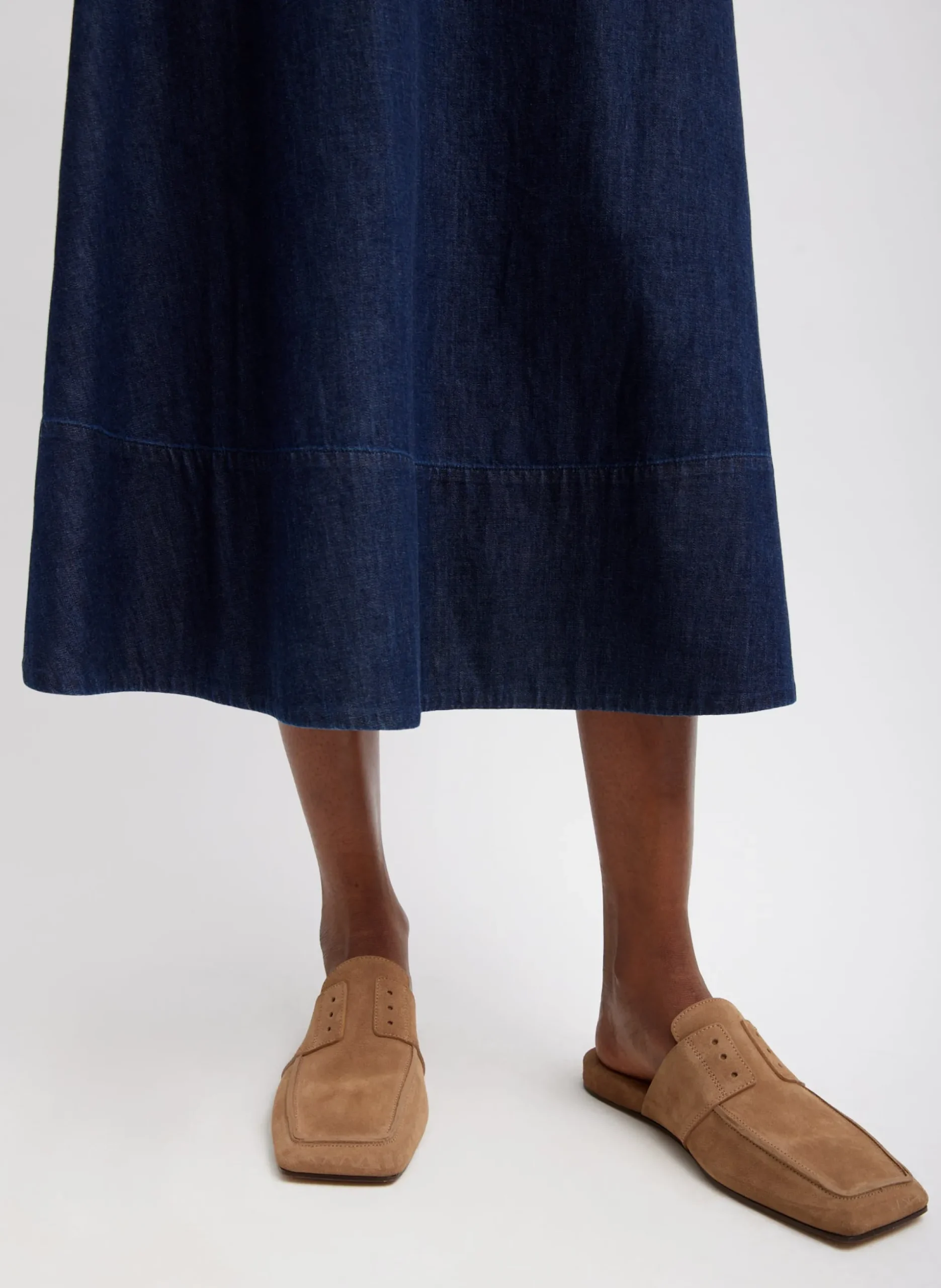 Summer Denim Circle Skirt