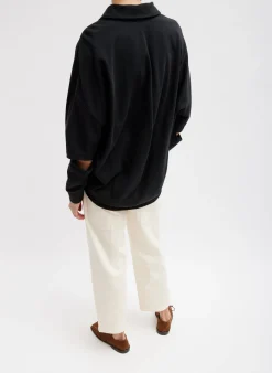 Summer Sweatshirting Polo Collar Sweatshirt