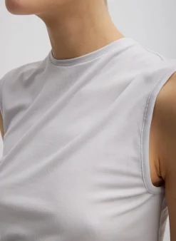 Tencel Knit Twisted Seam Tank