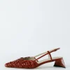Textured Victor Slingback
