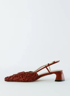 Textured Victor Slingback