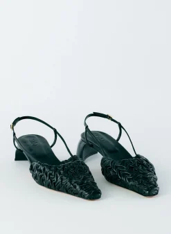 Textured Victor Slingback