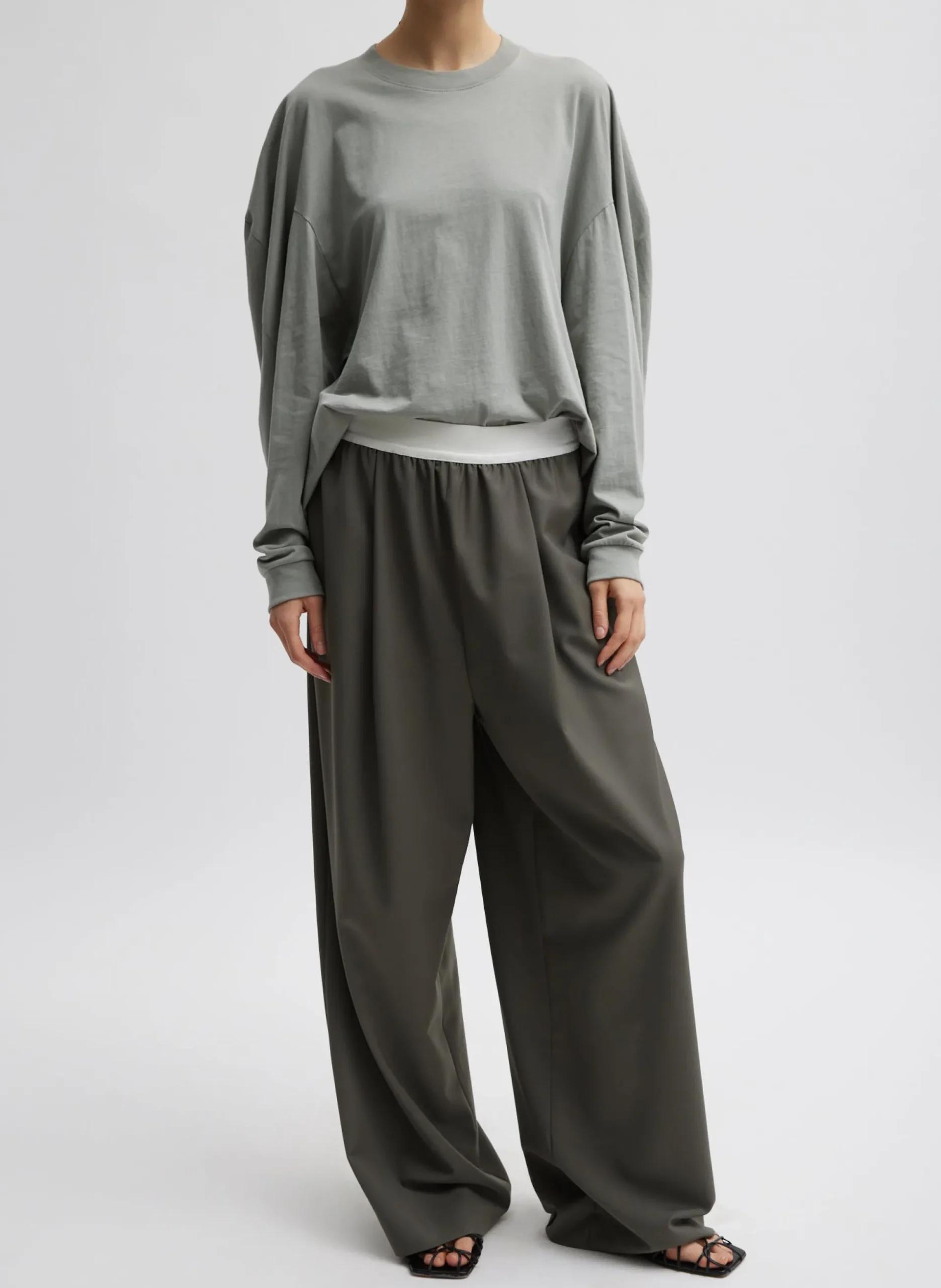Tropical Wool Marit Pull On Pant