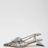Victor Embossed Snake Slingback