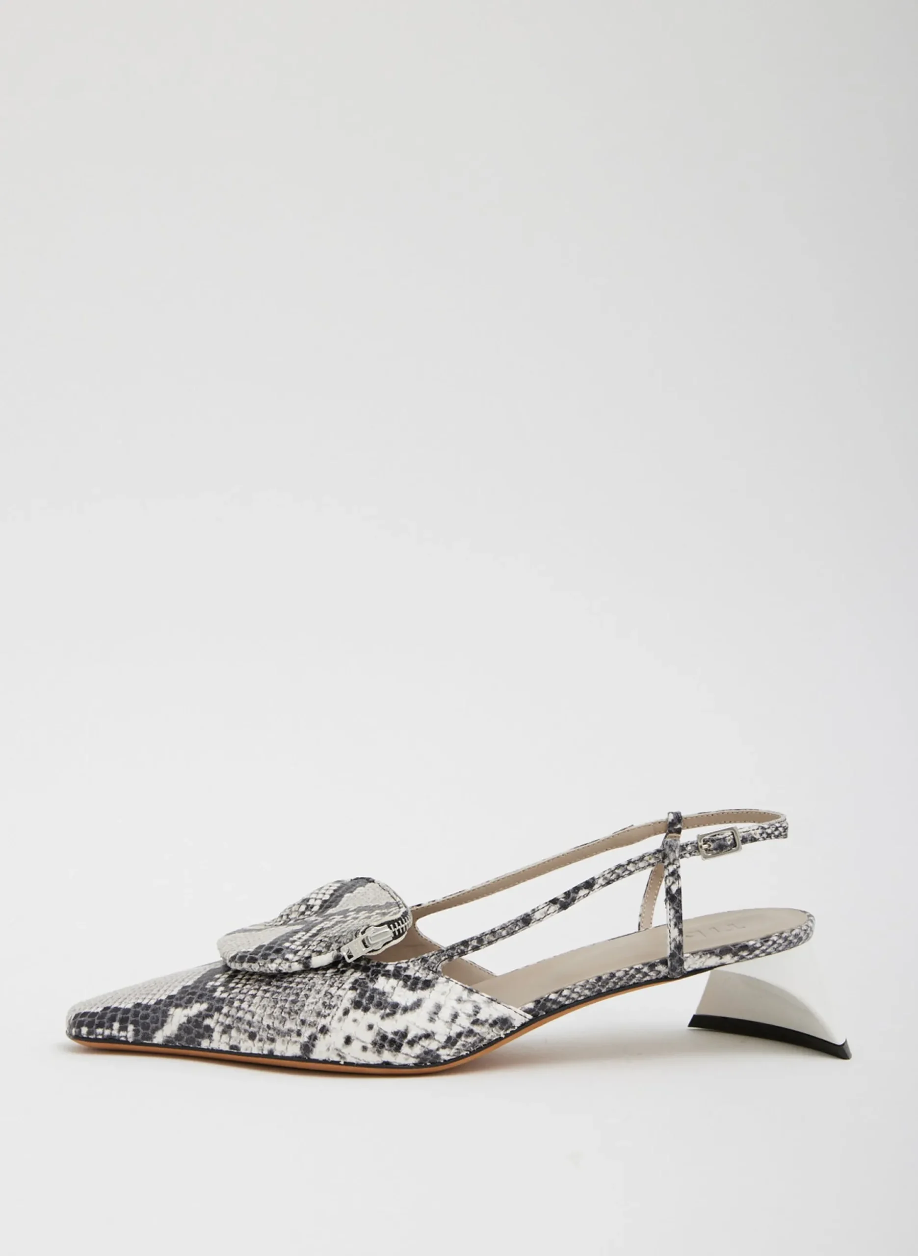 Victor Embossed Snake Slingback