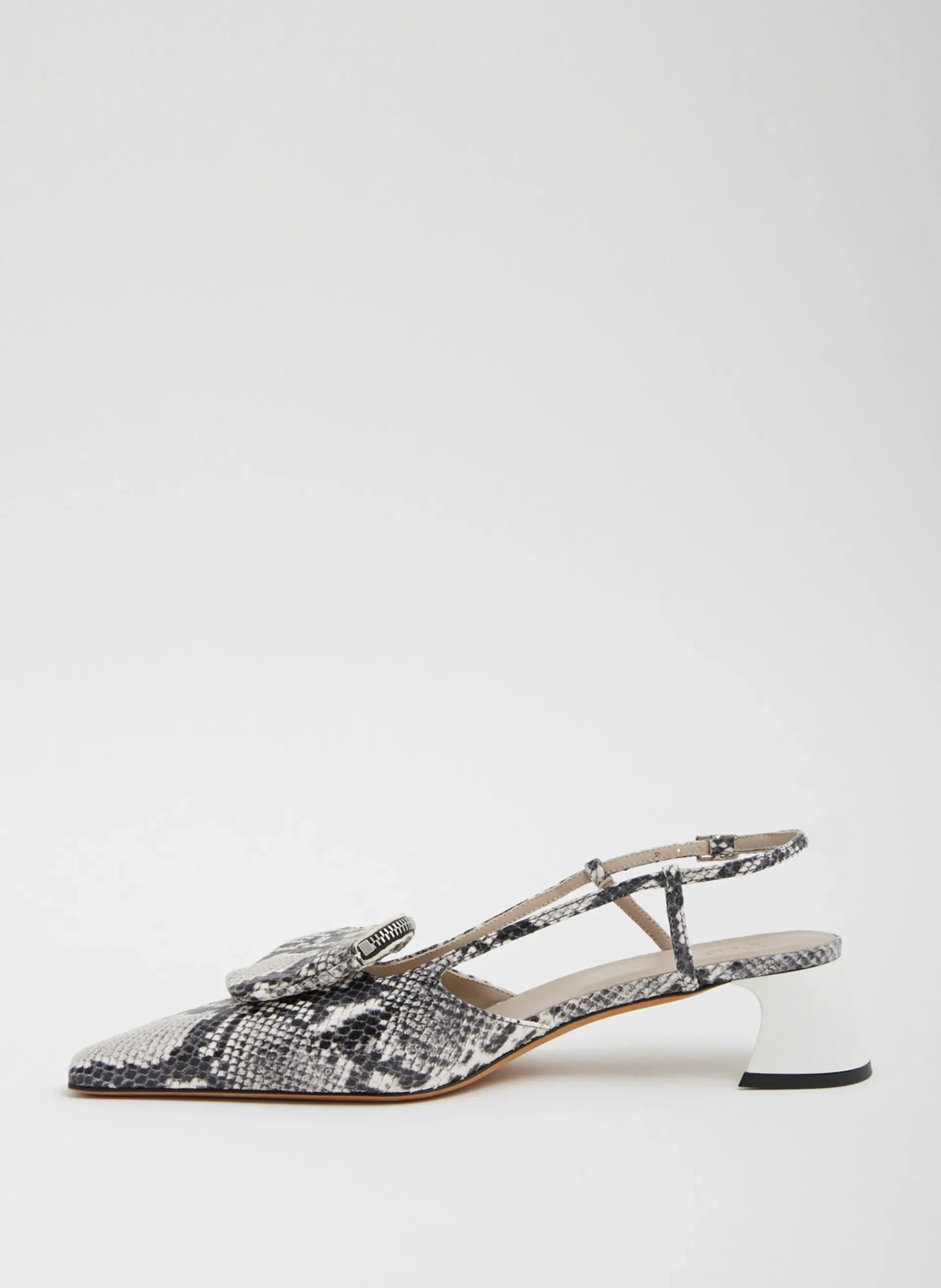 Victor Embossed Snake Slingback