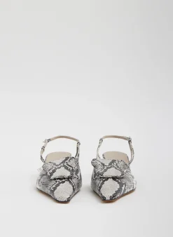 Victor Embossed Snake Slingback