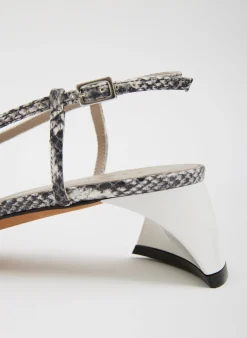 Victor Embossed Snake Slingback