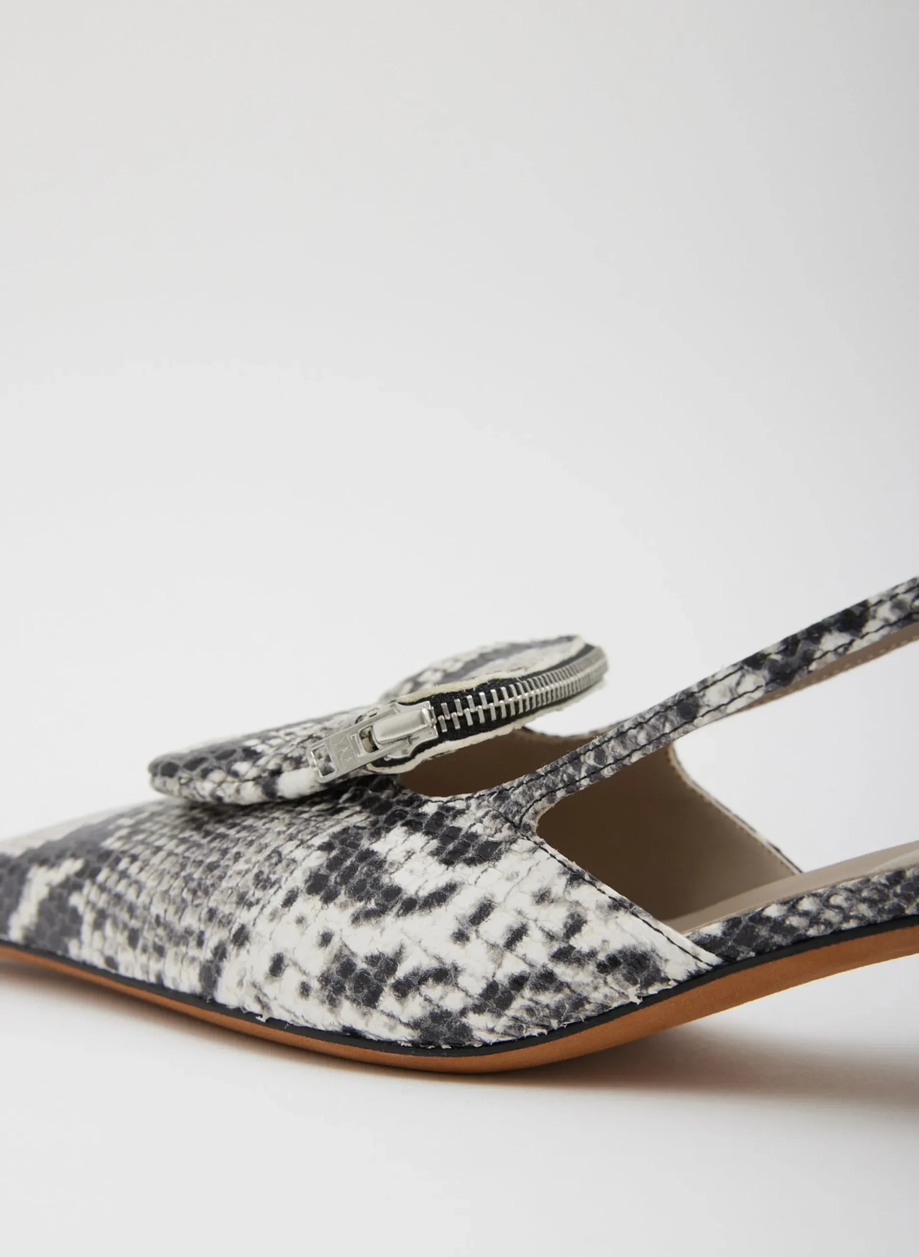 Victor Embossed Snake Slingback