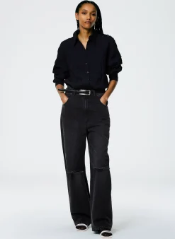 Vintage Wash Black Denim Ryder Jean