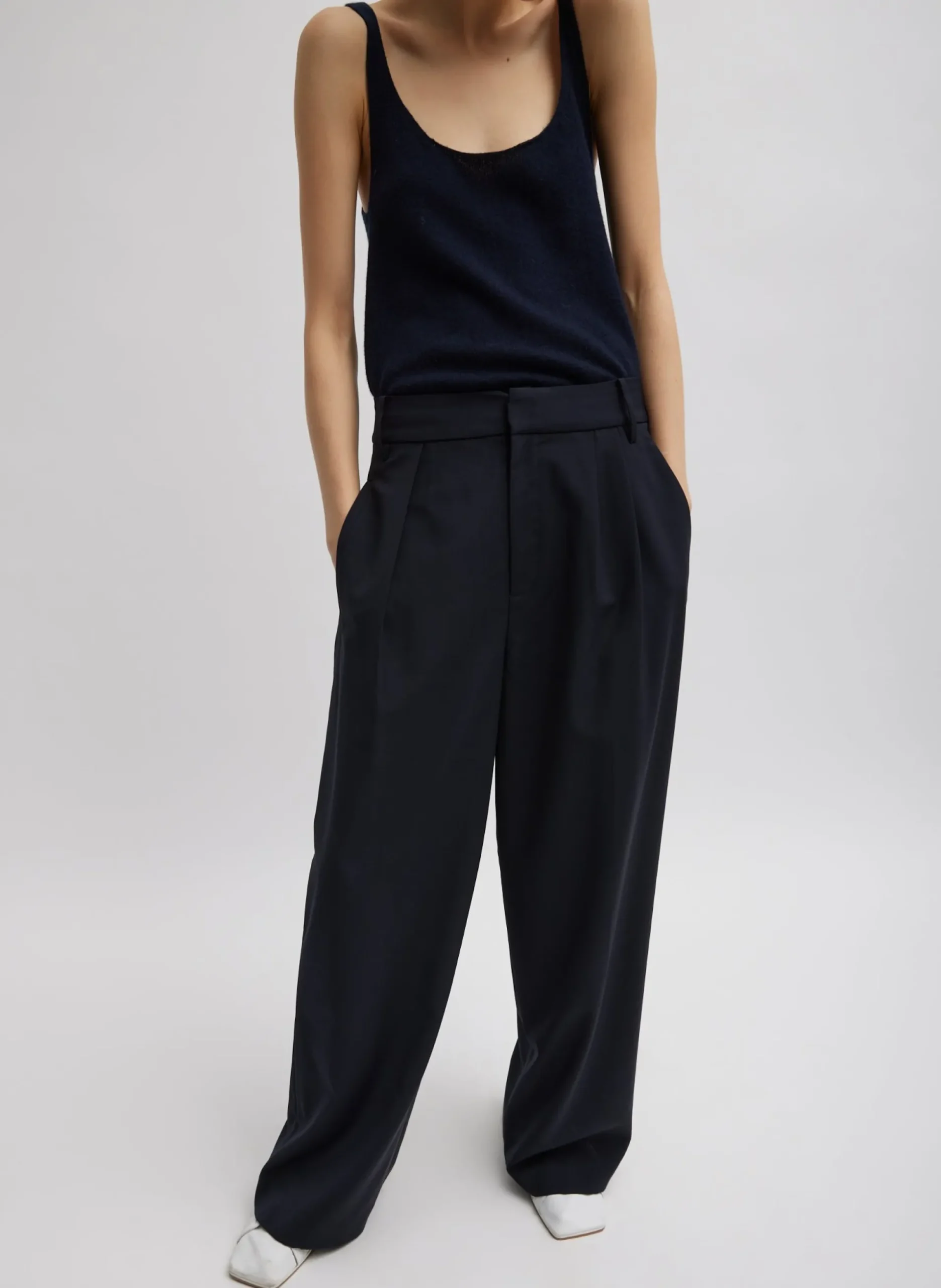 Washable Cashmere Tank Sweater